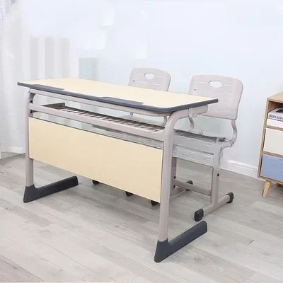 

'wholesale modern high quality plastic plywood metal frame school classroom student study desks and chair set for university