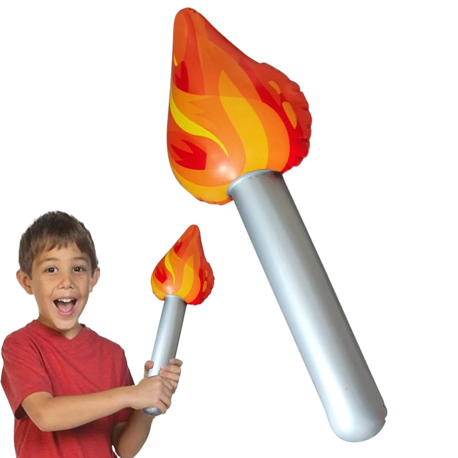 Inflatable Torch Fun Torch Inflates For Olympic Games Medieval Luau Themed Party Sports Competitions Creative Decorations Props.