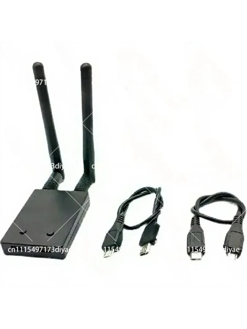 5.8G Dual Receiver Video Transmitter for Phone FPV Drone VR Glasses UVC Capture Card