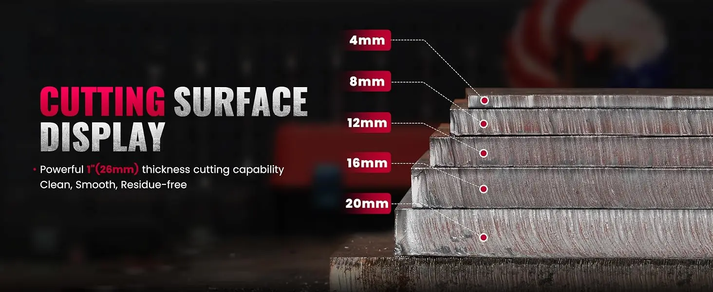 CNC Plasma Cutter Non-HF Pilot Arc Bestarc 50A BTC500XP 11GEN Blow Back Technology 16mm Clean Cutting with Digital Screen