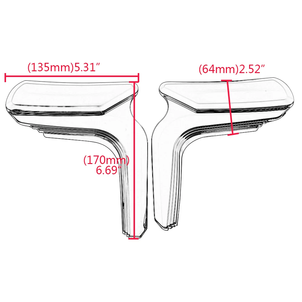 Chrome Motorcycle Accessory Side Mid-Frame Accents Cover Fairing Trim Housing Decor For Indian Scout Sixty 15-23 Bobber 18-23