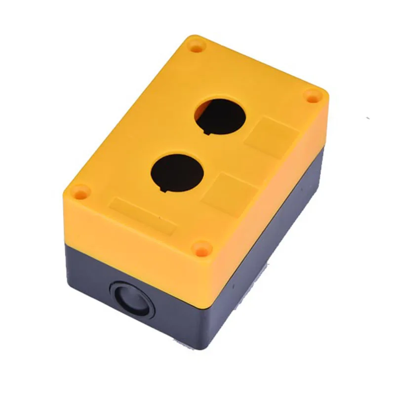 Station Control  Plastic Box  2 hole  22mm  Switch  Push Button Case Box  swtich protector box