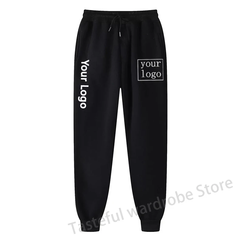 Your Own Design Brand Logo/Picture Personalized Custom Pants Text DIY Long Pants Casual Trousers Men Women Jogging Sweatpant