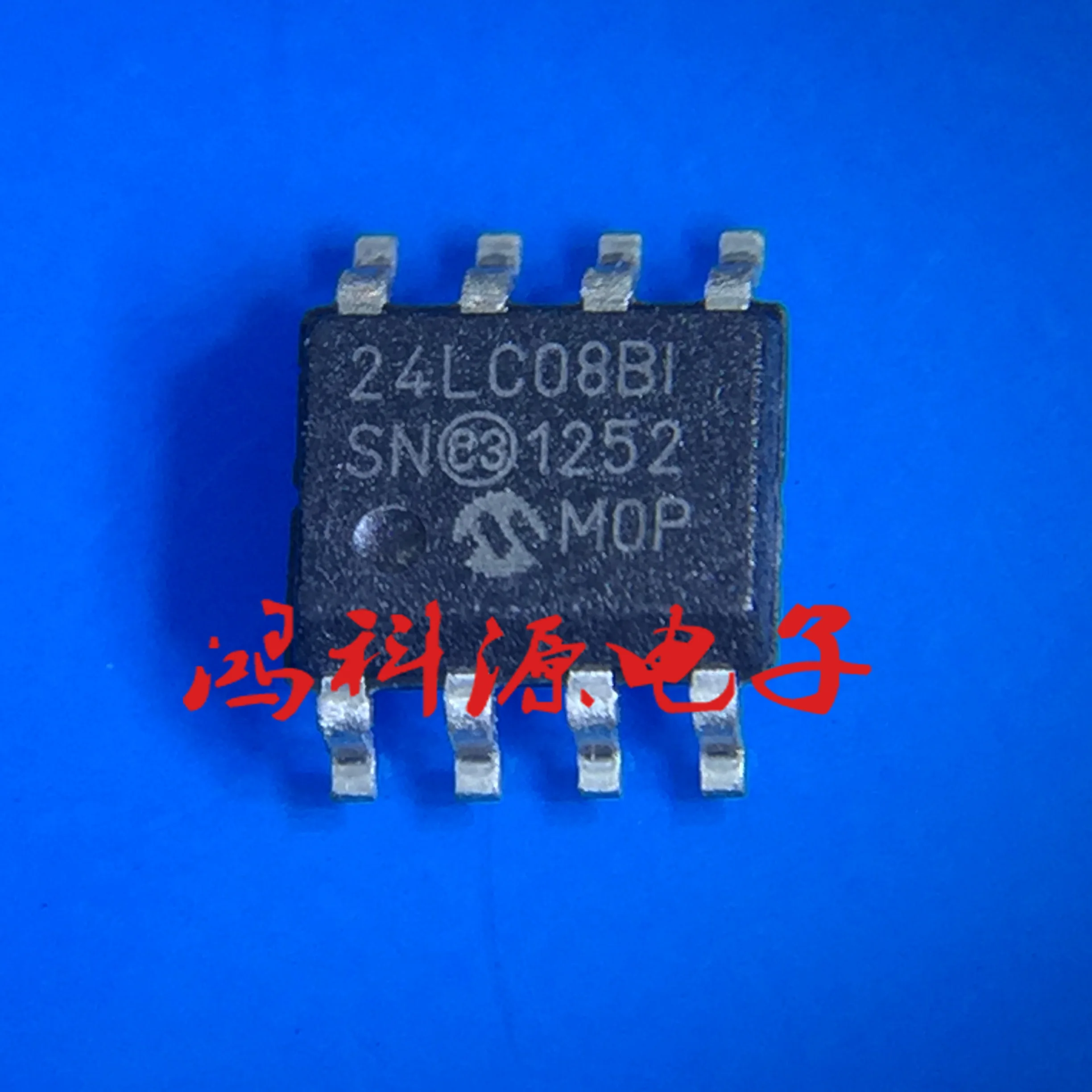 Chipset IC original, 24LC08B-I/SN, 24LC08BI, 24LC08 SOP-8, novo, 10 pcs