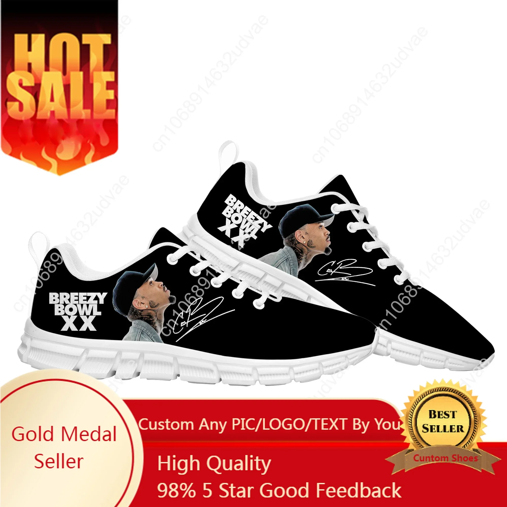 

Chris Brown Sports Shoes Mens Womens Teenager Customized Sneakers DIY Casual Custom Made Shoe High Quality Couple Shoes