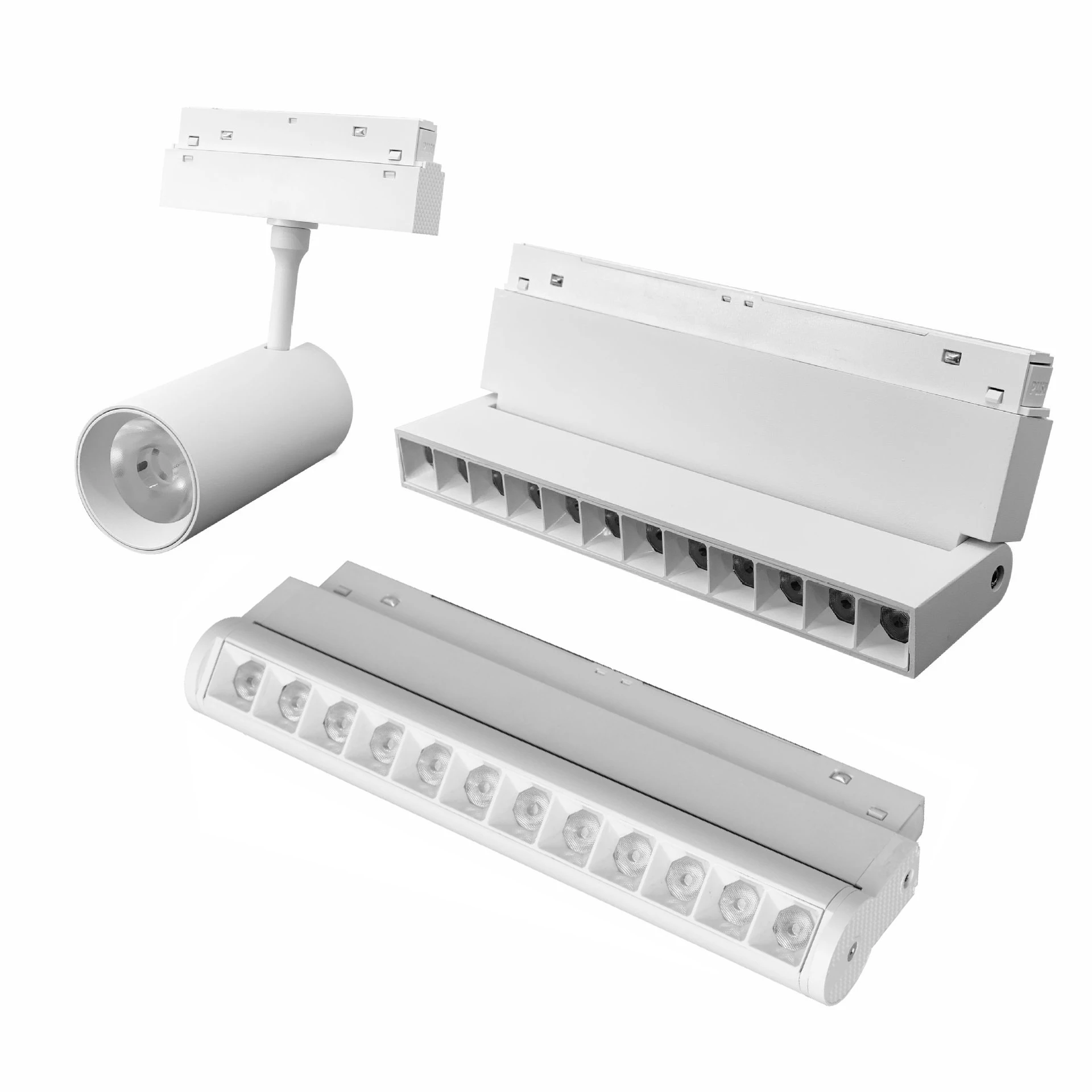 Imagem -06 - Smart Magnetic Track Lighting System Dimmable Light Tuya Zigbee Dali Rail Magnet Lamp Branco 48v