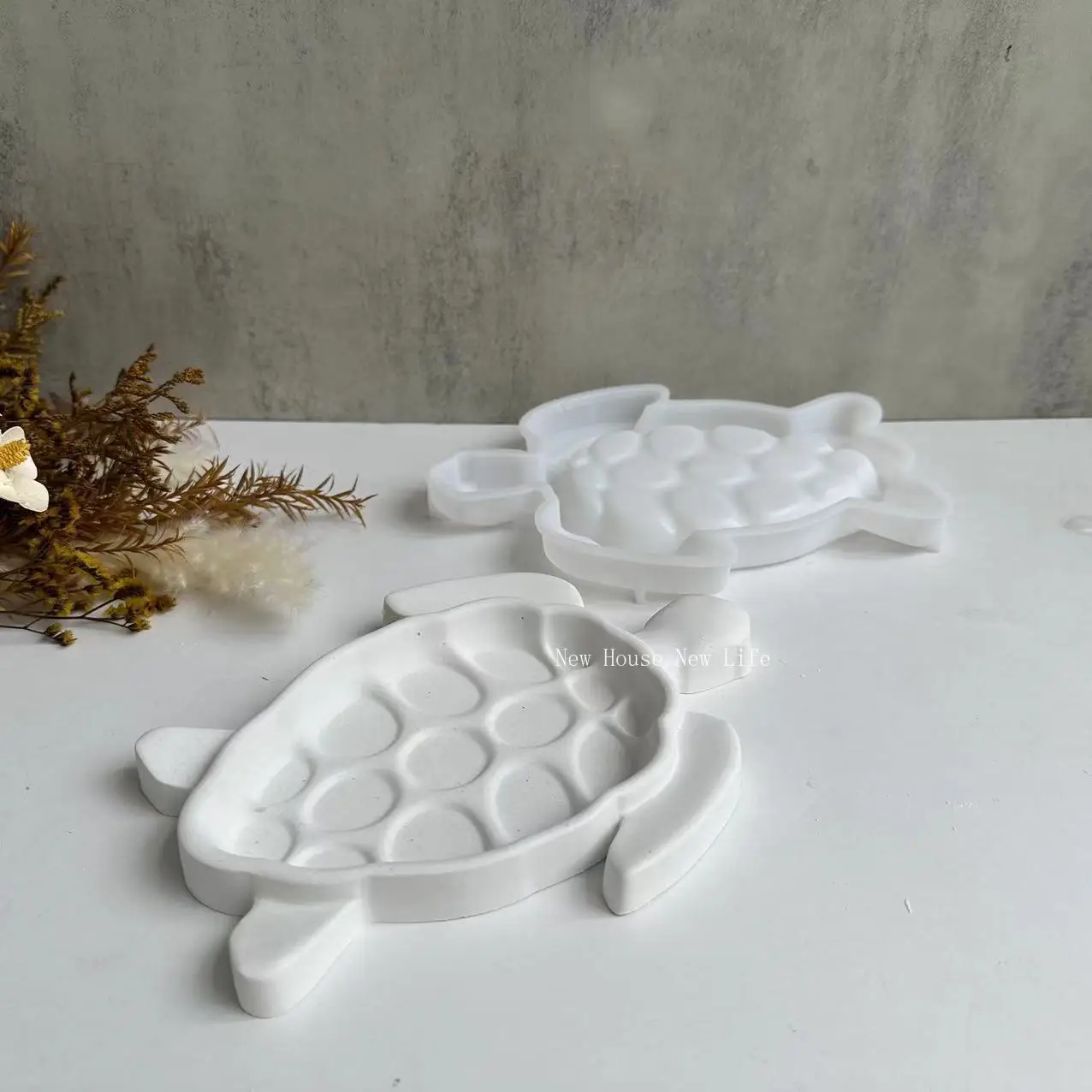 Zayookey Moule Boite a Bijoux en Forme de Tortue, Moules Silicone Boîte
