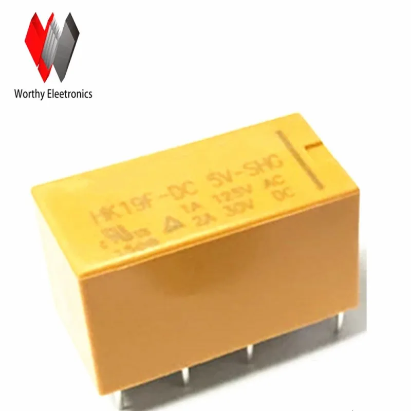 Free shiping   wholesale  10pcs/lot  relay   HK19F-DC5V-SHG