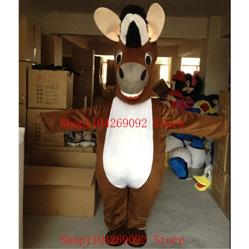 

Adult Character Horse Mascot Costume Custom Horse Mascotter Cartoon Cosplay Costumes Birthday Character Party Maskote Carnive
