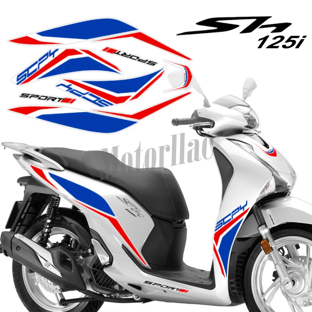 Für SH125 SH 125 3M Motorrad-Karosserie Frontverkleidung Aufkleber-Set Dekorations-Kit Wasserdichtes Zubehör – Detail 3