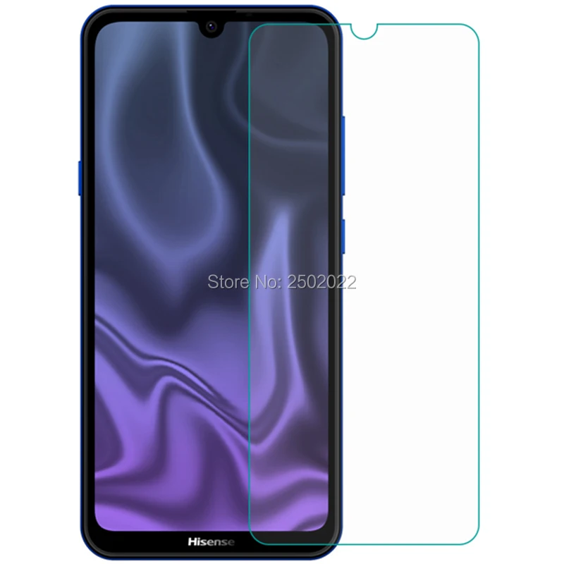 

5pcs tempered glass for hisense infinity h30 6.53" 9h 2.5d protective film explosion-proof clear lcd screen protector cover