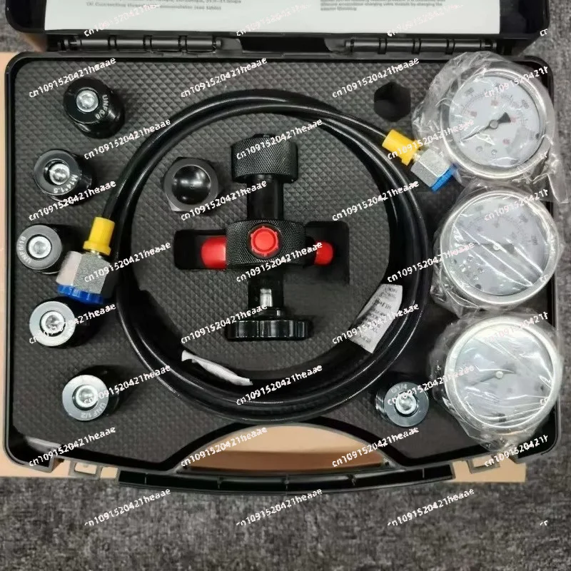 Suitable for Cylinder Inspection Set  7 in 1 Hydraulic Accumulator Nitrogen Charging & Pressure Test Kit Gas Inflation Tool