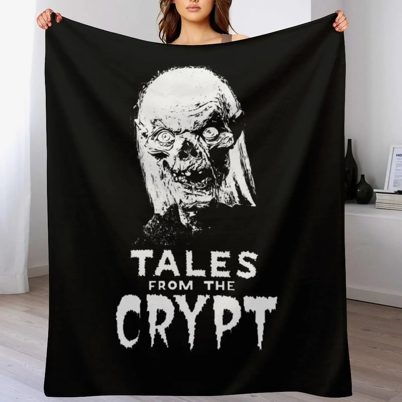 

Tales from the Crypt Throw Blanket Stylish Decor Blanket Gift for Friends Roommate