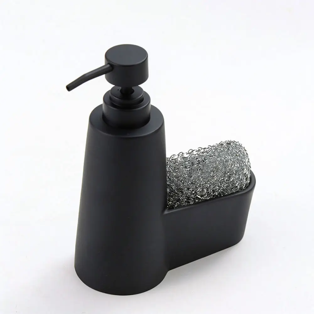 Durable Soap Dispenser Manual Press Bottle Matte Resin Kitchen Hand Wash Lotion Container Detergent Organizer Utility
