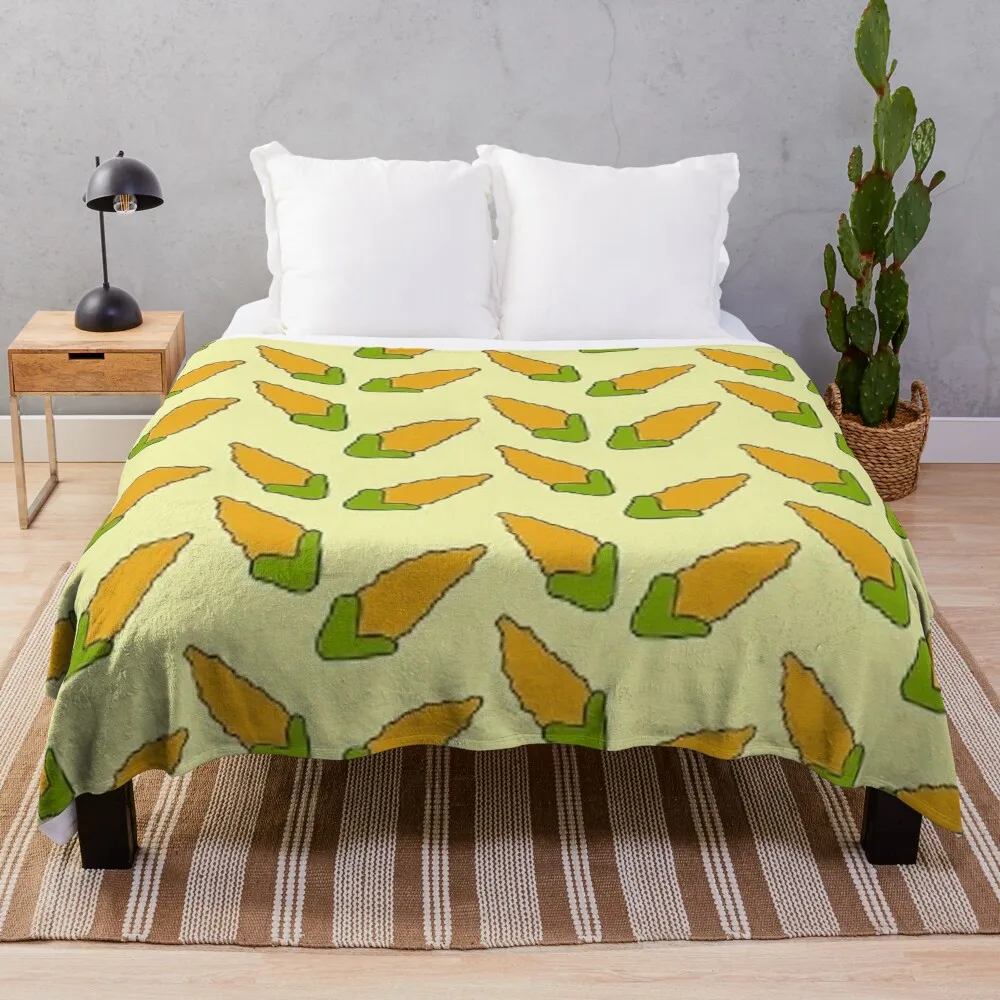 

Marge Kitchen Corn on the Cob Curtains Throw Blanket Nap decorative Blankets