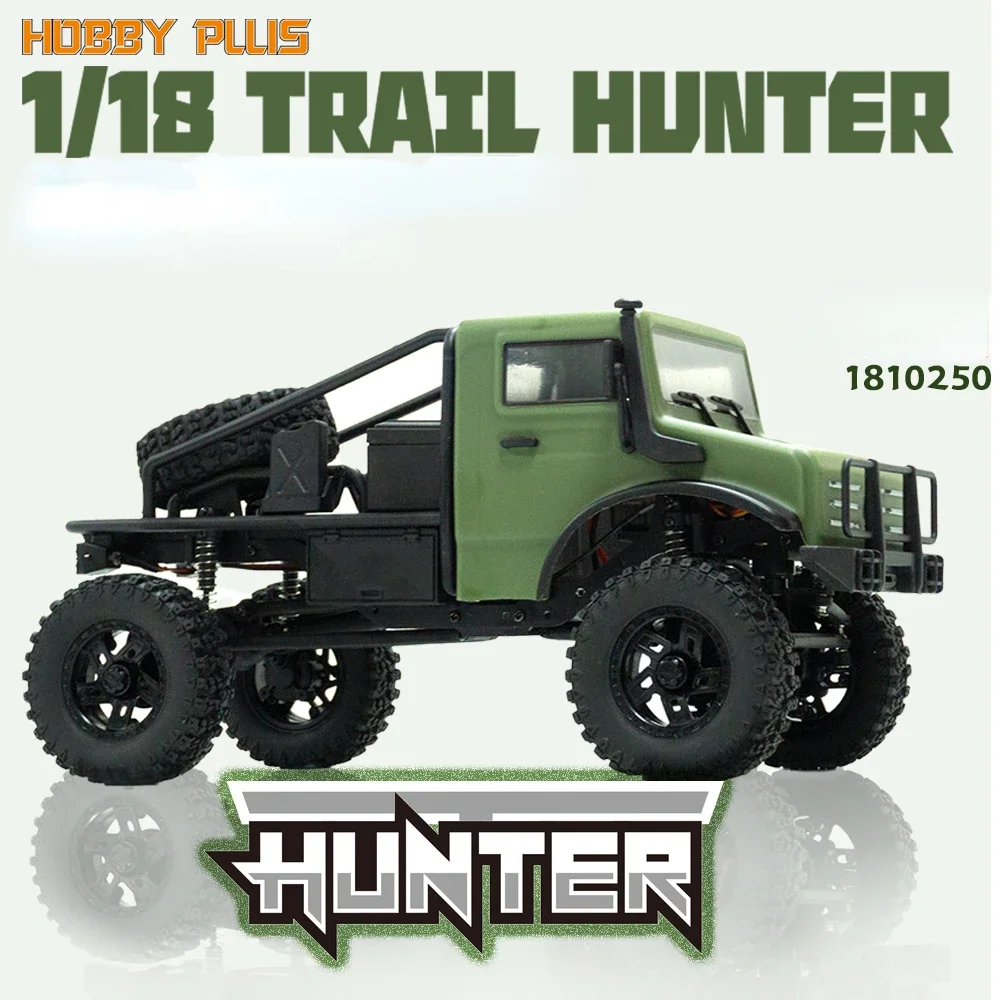 HOBBY PLUS CR18P Trail Hunter 1/18 RC samochód wspinaczkowy samochód gąsienicowy półciężarówka elektryczny zdalnie sterowany model zabawki dla