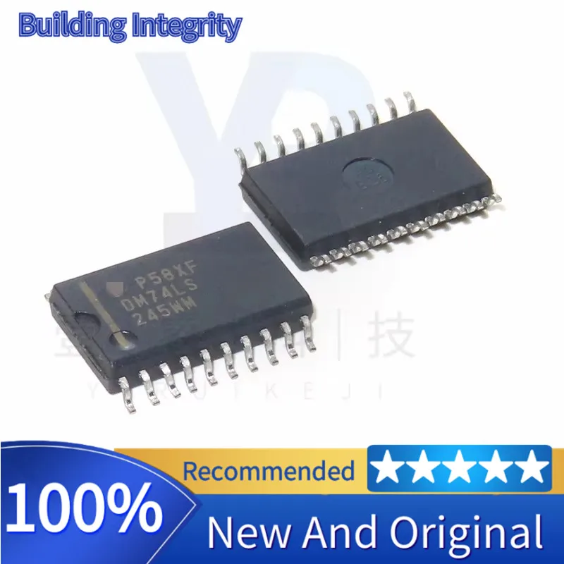 10PCS   100%Original stock  New    DM74LS245WM    WM245   SOP-20