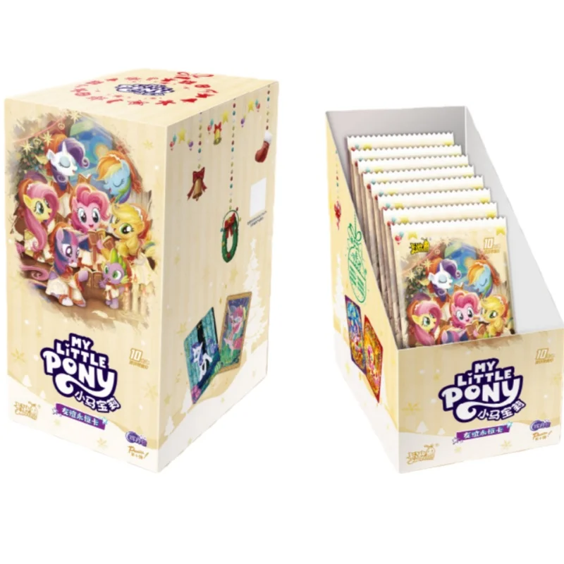 KAYOU Genuine My Little Pony Card Huiyue 12 SC Zhi Zhen Jing Huan Ka Animation Cartoon Game Collection Card Peripheral Toy Gift image 3
