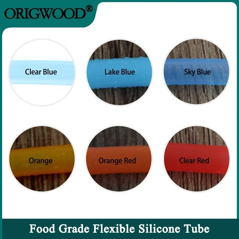 

1/5/10M Food Grade Silicone Rubber Hose 2x4mm 3x5mm 4x6mm 4x7mm 5x7mm 6x8mm Flexible Nontoxic Soft Silicone Tube