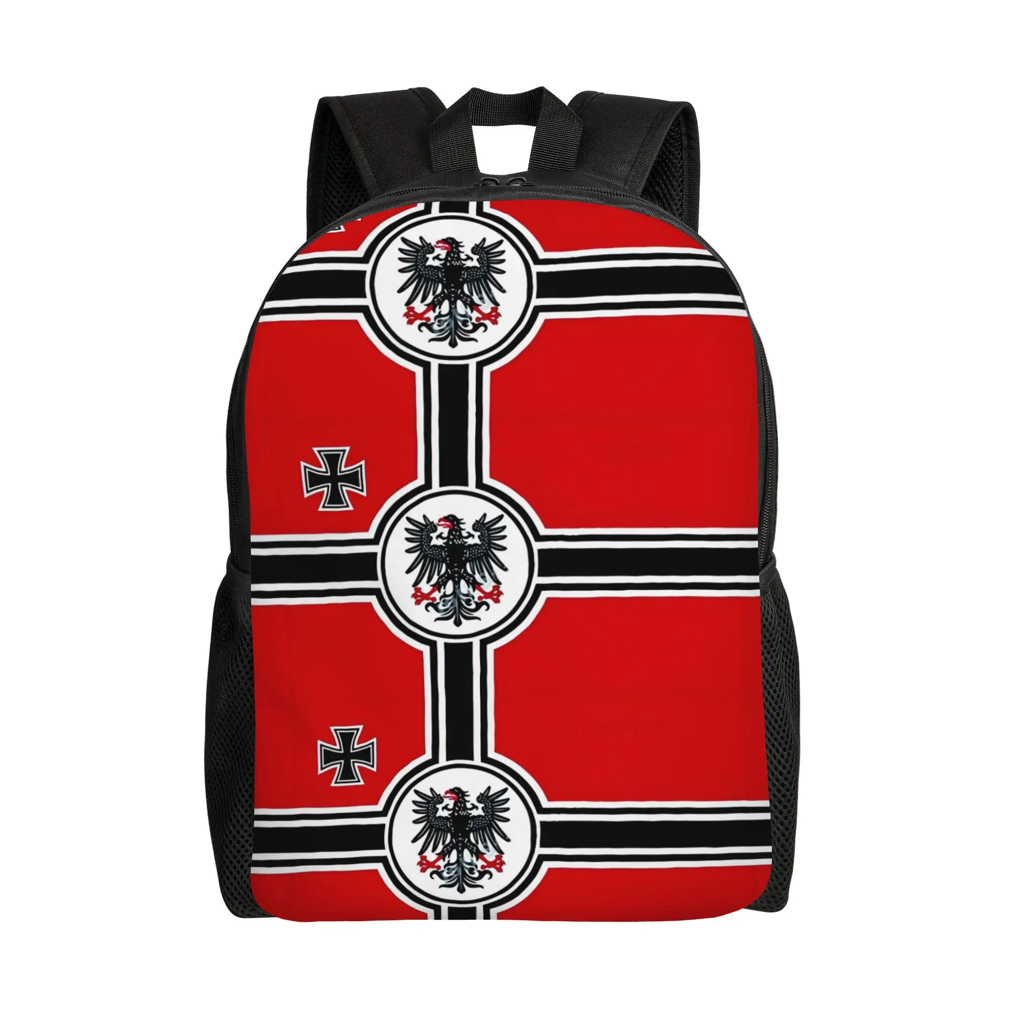 

Немецкий рюкзак с флагом ДК Райха для мужчин, женщин, подростков, студентов, деловой рюкзак, немецкие студенческие холщовые сумки, легкие