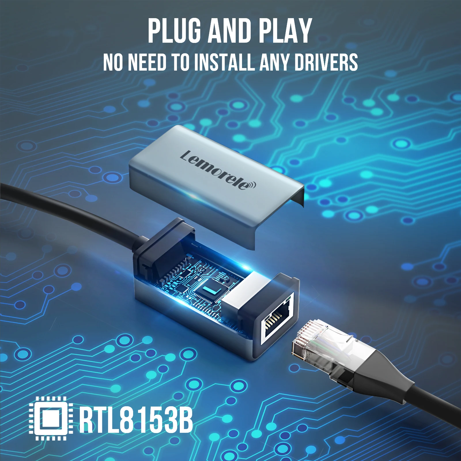 Сетевая карта Lemorele TC48 USB Ethernet адаптер USB 3,0 для Macbook USB C к RJ45 Ethernet адаптер для ПК ноутбука сетевая карта