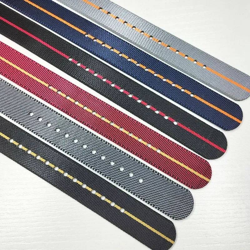 18mm 20mm 22mm Nylon Watch Strap for Huawei GT2/3 42mm 46mm for Seiko for Tudor Universal Bracelet Military Men Sport Wrist Band