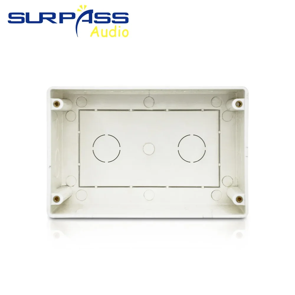 New Wall Mounting Box Internal Cassette White Back Box 170*110*70mm For On-wall Amplifier Controller Switch and Socket