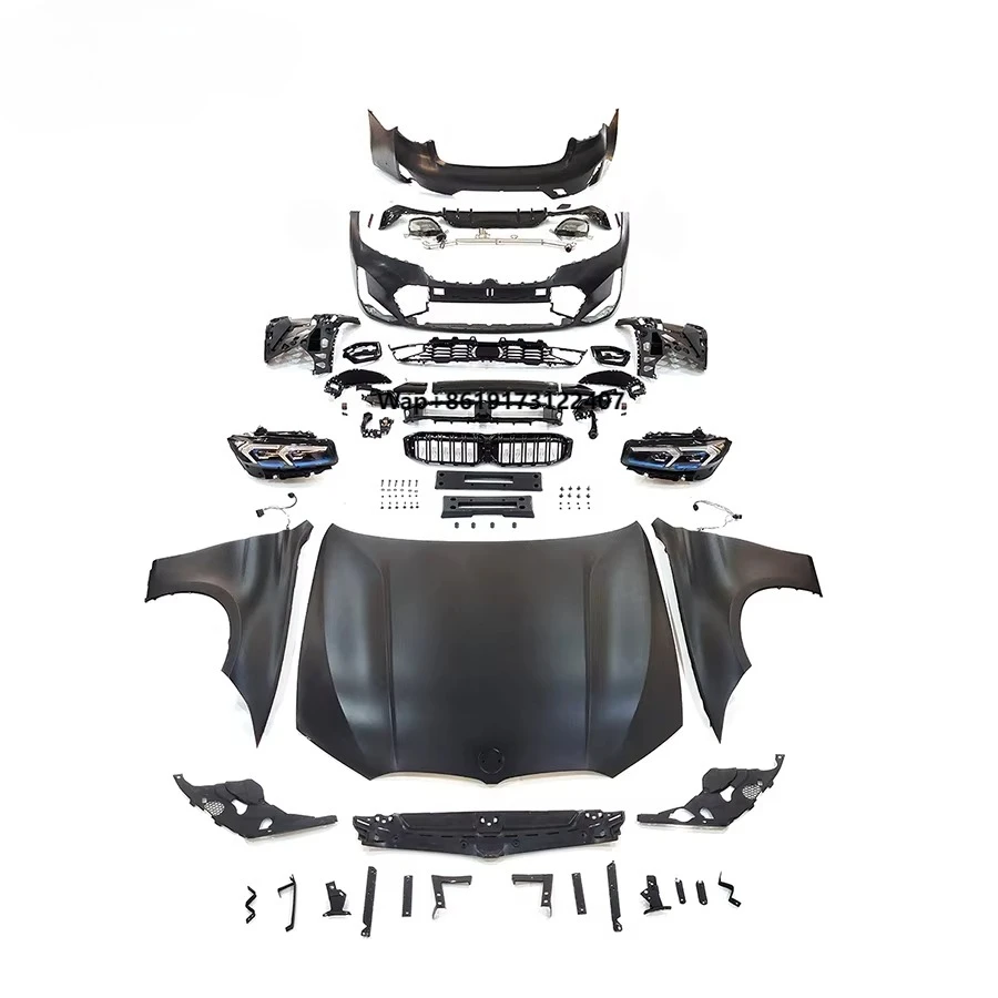 

3 SERIES F30 UPGRADE NEW G20 LCI STYLE BODY KIT 2013-2018 320i 325i HEAD LIGHTS BUMPER FENDER HOOD LIP 3S MODIFY FACELIFT KIT