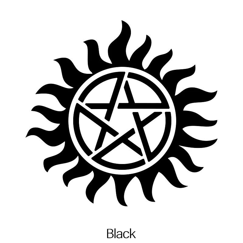 Pentacle Creative Car Sticker Supernatural Reflective Vinyl Decal