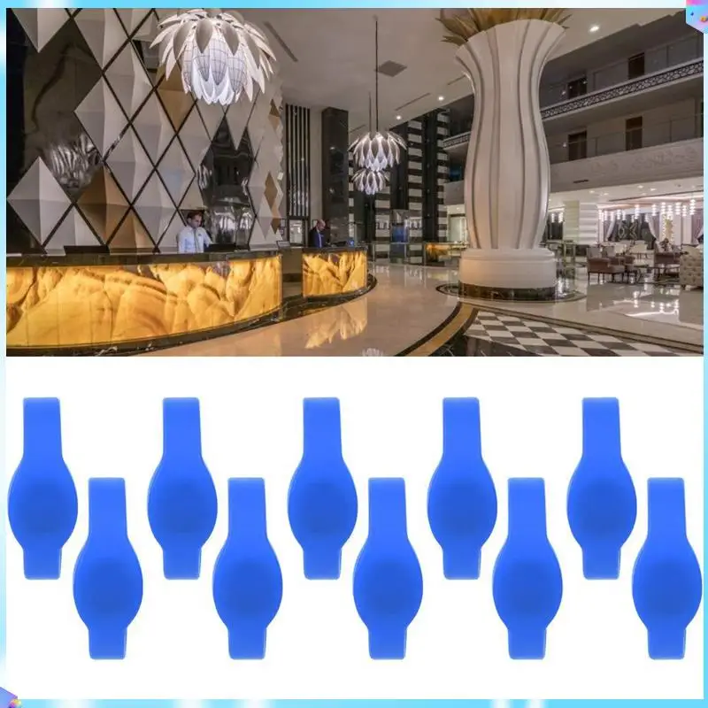 

N93R Swimming Pool Sauna Room RFID Wristband,125Khz IP68 10Pcs ID Card Sauna Card Access Control Wristband For Hotel