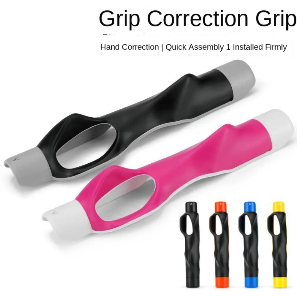 Plastic Golf Grip Training Aid Gesture Swing Beginner Golf Grip Corrector Posture Correction Right Hand Golf Club Handle Outdoor