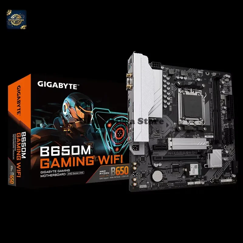 2026 Latest B650M GAMING WIFI Motherboard for AMD Ryzen 7000 CPU AM5 Socket DDR5 RAM 2.5G LAN Gaming Mainboard for Desktop PC