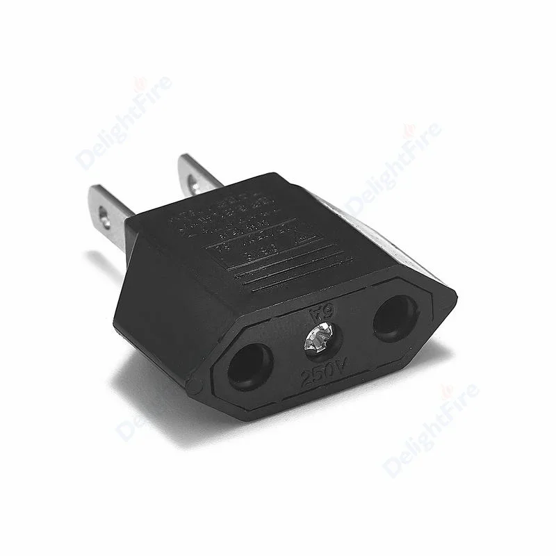 US Electrical Plug Adapter European EU To US America China CN Canada CA Travel Adapter 2Pin Plug Type A Converter Power Adaptor