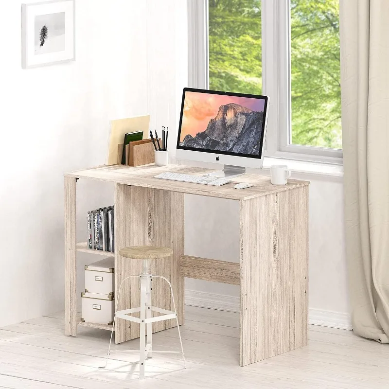 Home-Office-Computer tisch mit Regalen