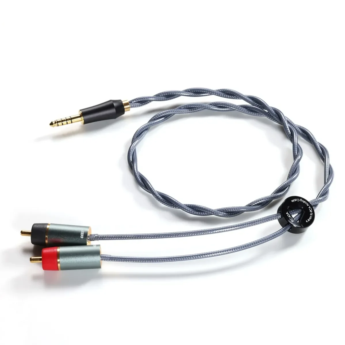 DD ddHiFi RC30A RC30B RC40A Cables RCA plateados blindados para sistemas de escritorio, 3,5 / 4,4 mm / RCA a RCA (disponible en 60 cm / 120 cm)