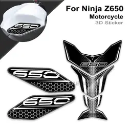 Z650 Accessorie Fuel Tank Pad Decal For Kawasaki Versys Ninja 650 3D Stickers Ninja 650 Z 650 Fuel Tank Decals Protection