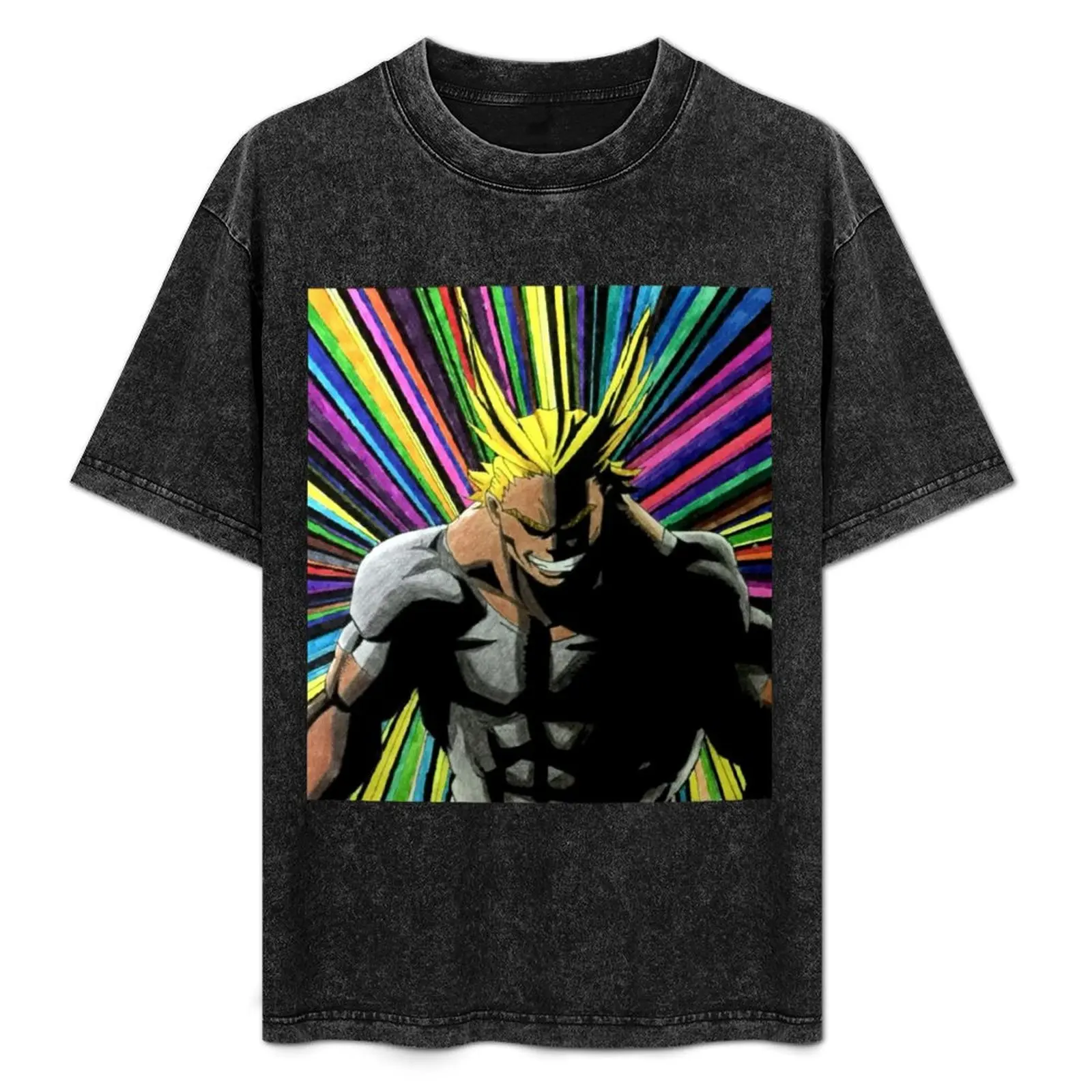 

All Might T-Shirt Casual Everyday Short Sleeve T-Shirt