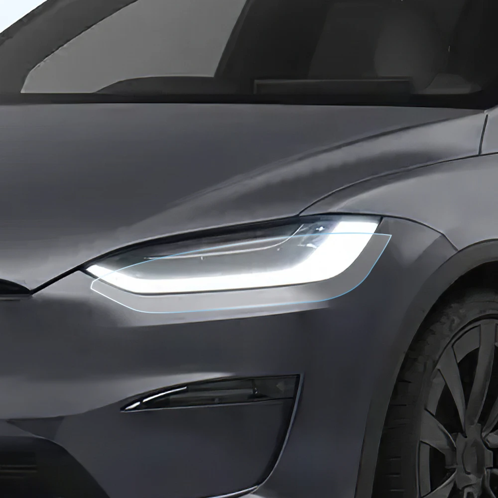 Пленка для передней фары Tesla Model X 2022 2023, Защитная пленка для автомобильного заднего зеркала, прозрачная пленка для защиты краски из ТПУ PPF, аксессуары прозрачные