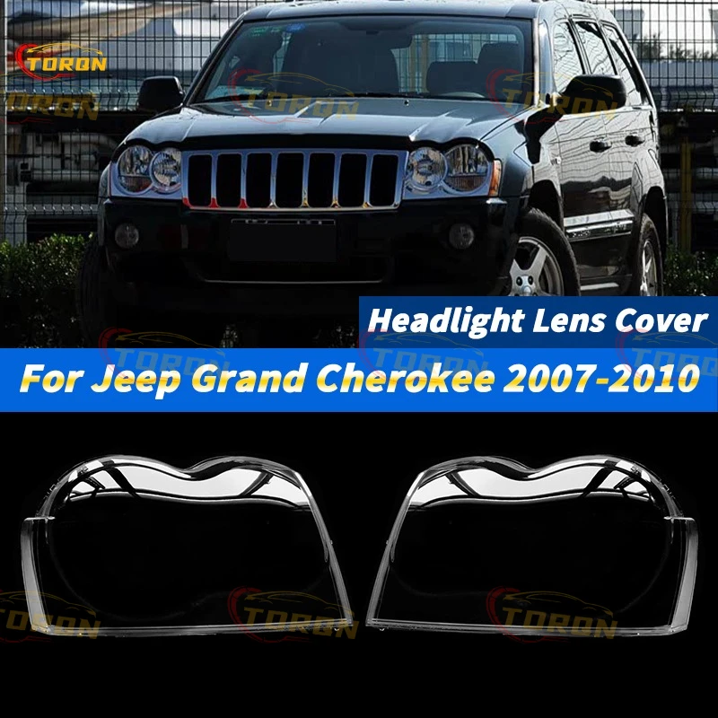 

For Jeep Grand Cherokee 2007 2008 2009 2010 Car Headlight Lens Cover dust cover for headlights car accessories automobil parts