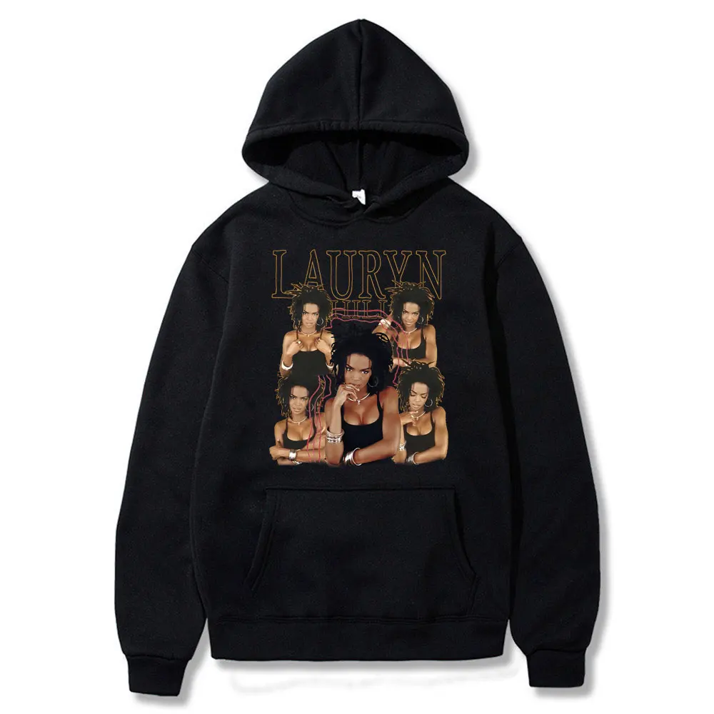 

Hip-hop Legend Vintage Lauryn Hill Hoodie The Fugees Hoodies Men Women Hip Hop Oversized Sweatshirt Men's Pop Music Streetwear