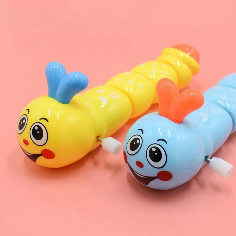 Cartoon Caterpillar Shape Clockwork Swing Toy Fun Gifts Jumping Caterpillar Swing Toys For Kids