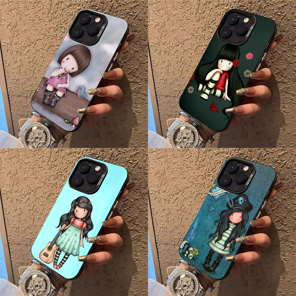 Girl Kid santoro-gorjuss Phone Case  Phone Case For iPhone 14 16 15 11 12 13 Pro Max Mini Plus Shockproof Cover