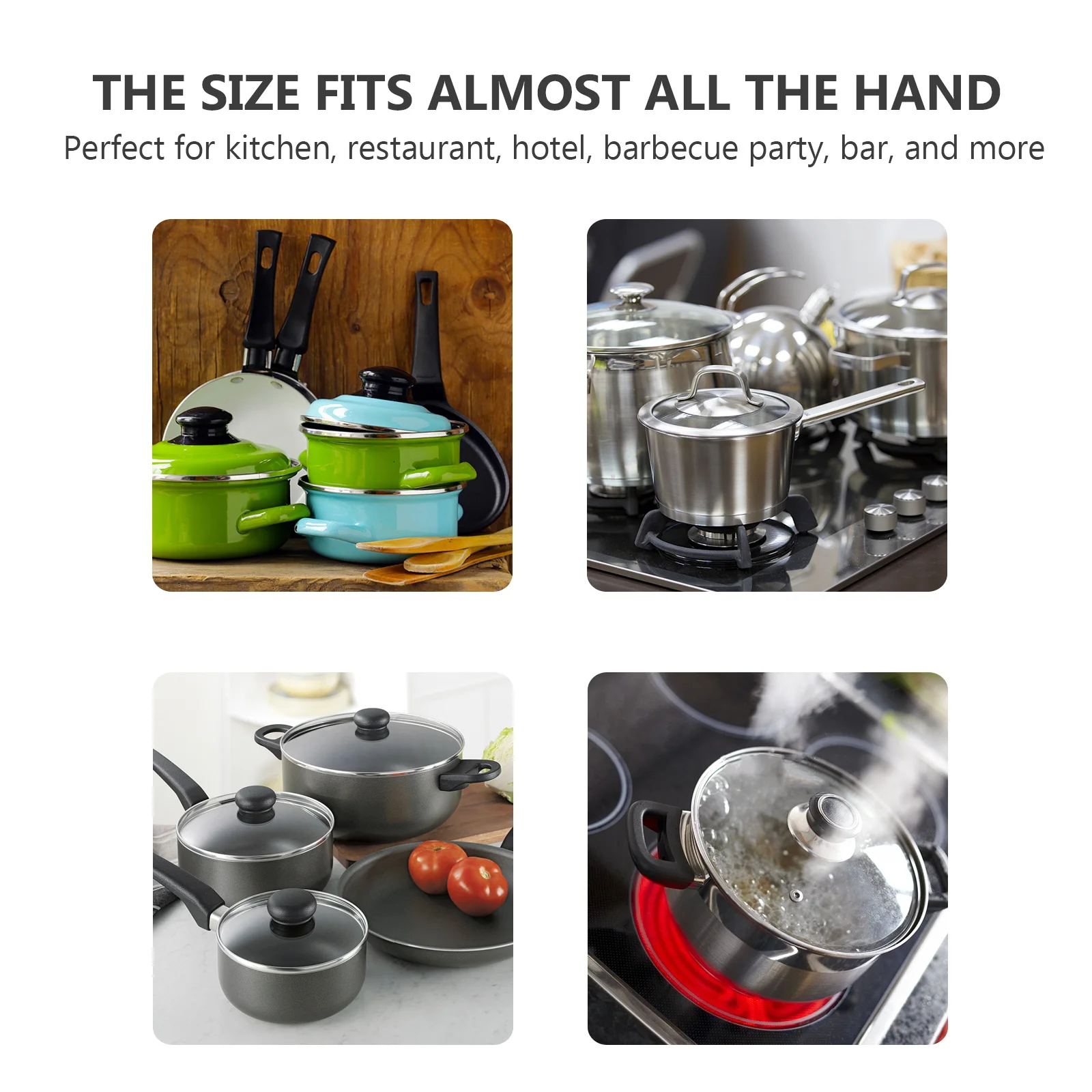 

2pcs Triangle Pot Hats Heat Proof Cover Protectors For Kitchen Bakeware Microwave Oven Hot Dishes Decorative Handle Covers