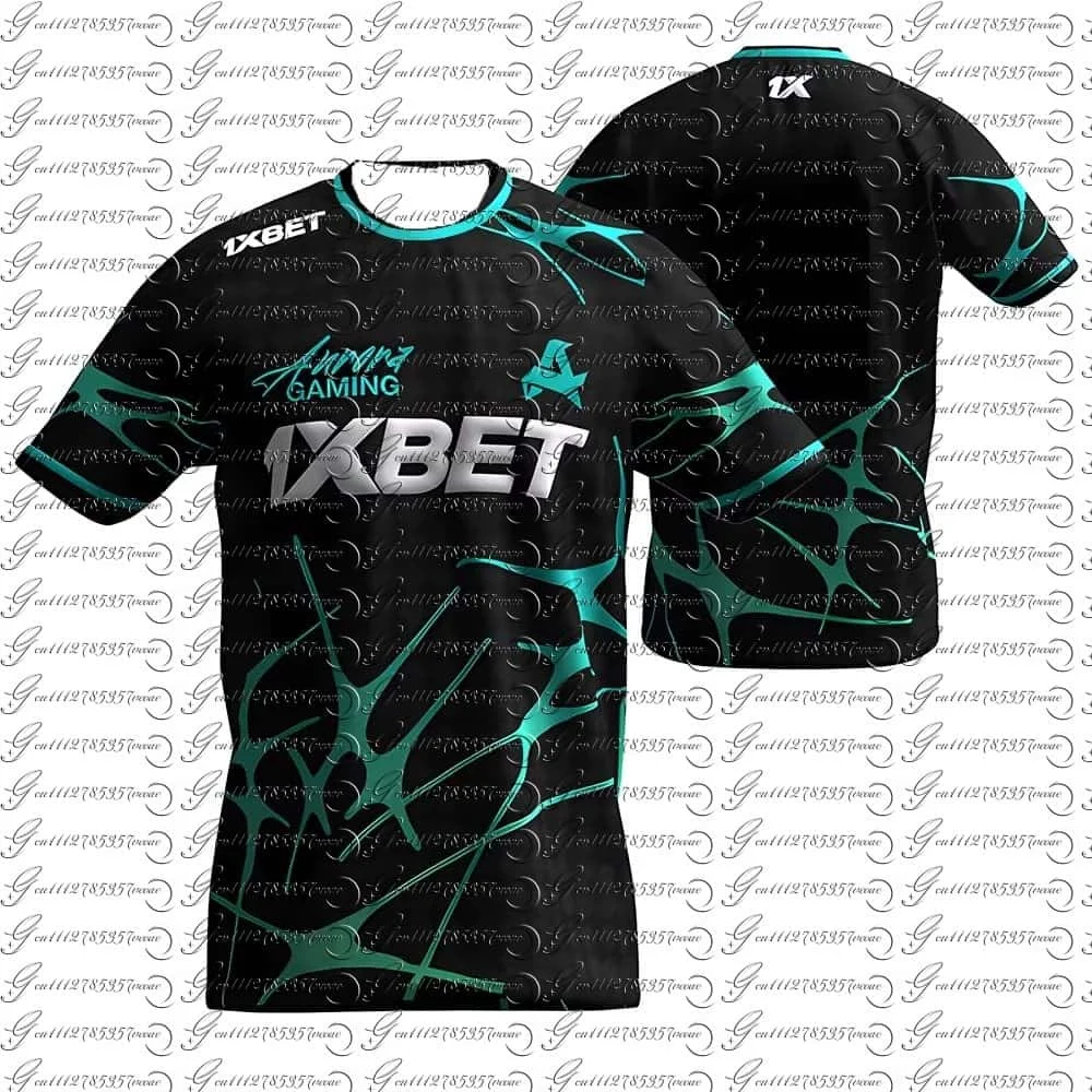 Aurora Gaming E-Sports Club Neue Sommeruniformen CS2 ESL Pro League Trainingstrikots Spieler-personalisierte T-Shirts Familien-Matching – Detail 13