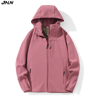 JNLN Women Winter Soft Shell Jackets Waterproof Windproof Warm Fleece Jacket Hiking Camping Climbing Skiing Outdoor Thermal Coat