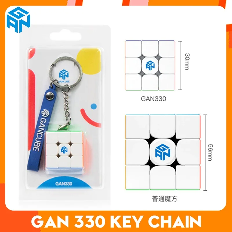 GAN330 Gan328 3x3 Keychain Cube 3x3x3 Puzzle Magic Speed De Velocidad 328 TOYS