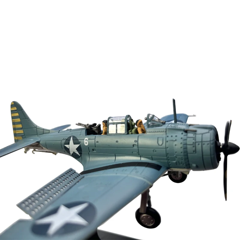1:72 1/72 Scale WWII SBD Midway Dauntless Dive Bomber Battle Finished Diecast Metal Plane Aircraft Military Model Gift Toy