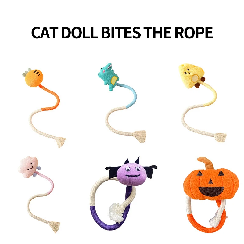 

Pet cats, toys, cat dolls, bite the rope, grind your teeth, clean your teeth, relieve boredom, catnip, and tease cat sticks