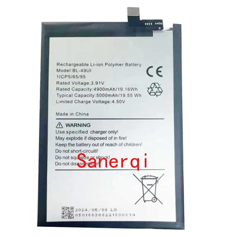 

New Itel battery for TECNO Itel RS4, S666LN infinix BL-49UI 5000mah Battery
