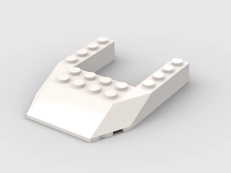 *Wedge 6 x 8 with Cutout* 1658 5 pcs DIY enlighten block brick part No. 32084 Compatible With